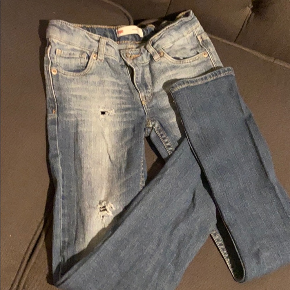 Levis Skinny Jeans Size 10 Girls